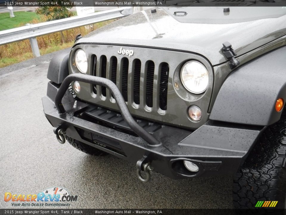 2015 Jeep Wrangler Sport 4x4 Tank / Black Photo #7
