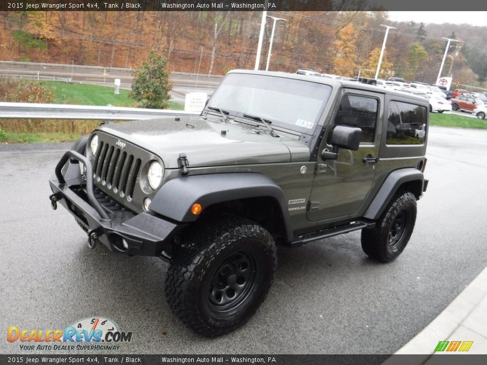 2015 Jeep Wrangler Sport 4x4 Tank / Black Photo #8