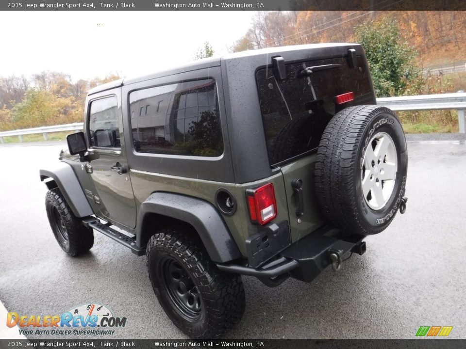 2015 Jeep Wrangler Sport 4x4 Tank / Black Photo #10