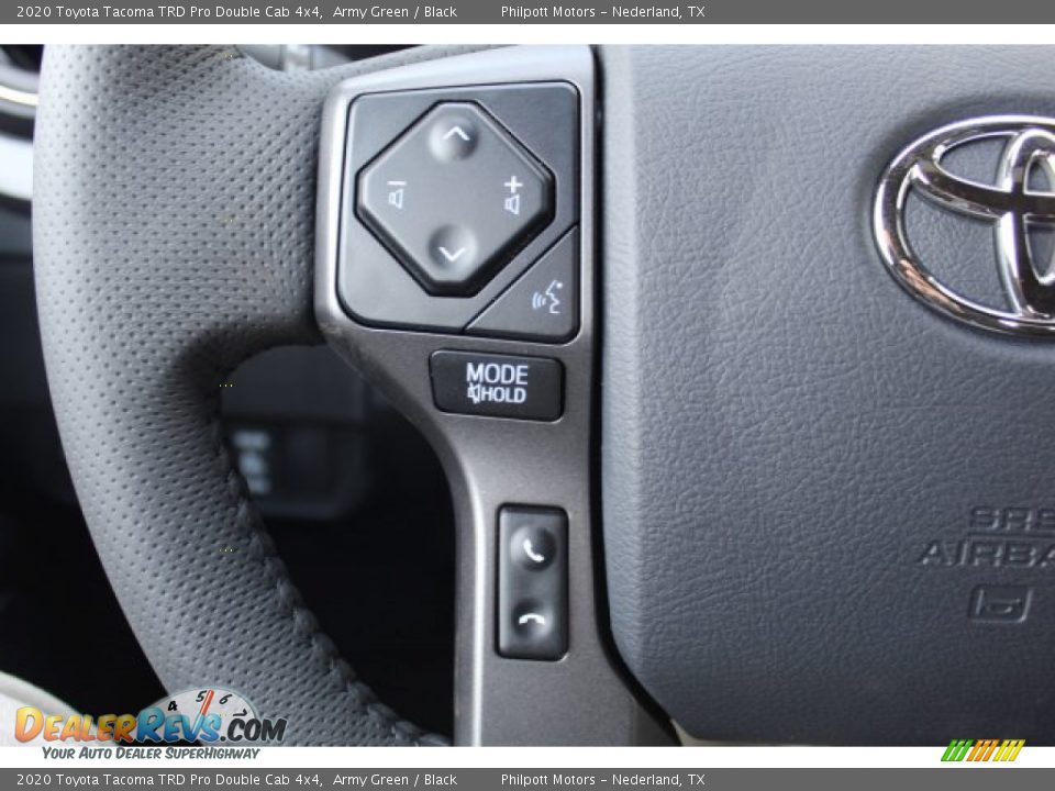 2020 Toyota Tacoma TRD Pro Double Cab 4x4 Steering Wheel Photo #12