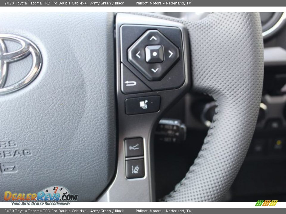 2020 Toyota Tacoma TRD Pro Double Cab 4x4 Steering Wheel Photo #13