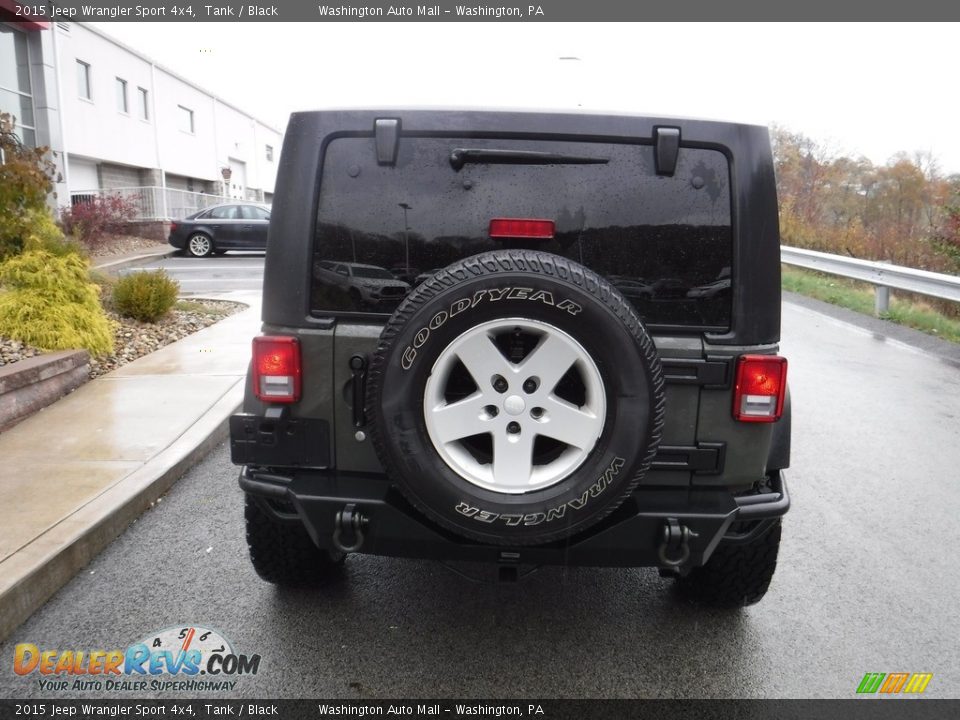 2015 Jeep Wrangler Sport 4x4 Tank / Black Photo #11