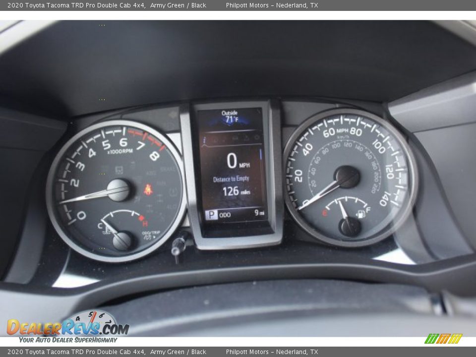 2020 Toyota Tacoma TRD Pro Double Cab 4x4 Gauges Photo #14