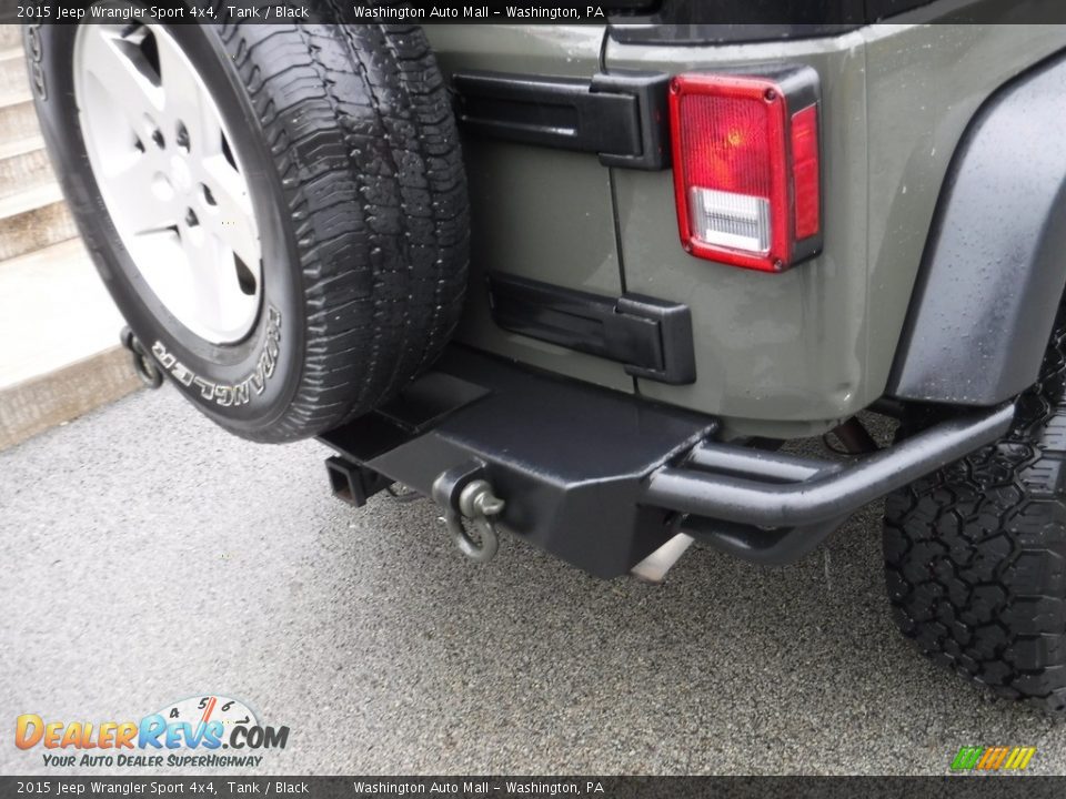 2015 Jeep Wrangler Sport 4x4 Tank / Black Photo #13