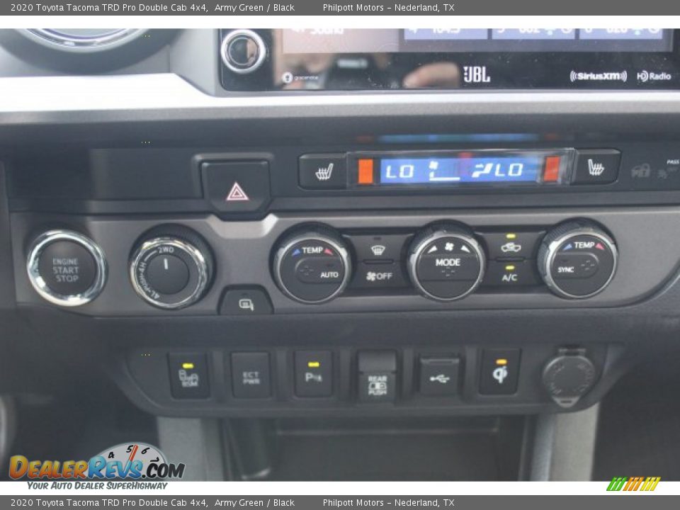 Controls of 2020 Toyota Tacoma TRD Pro Double Cab 4x4 Photo #17