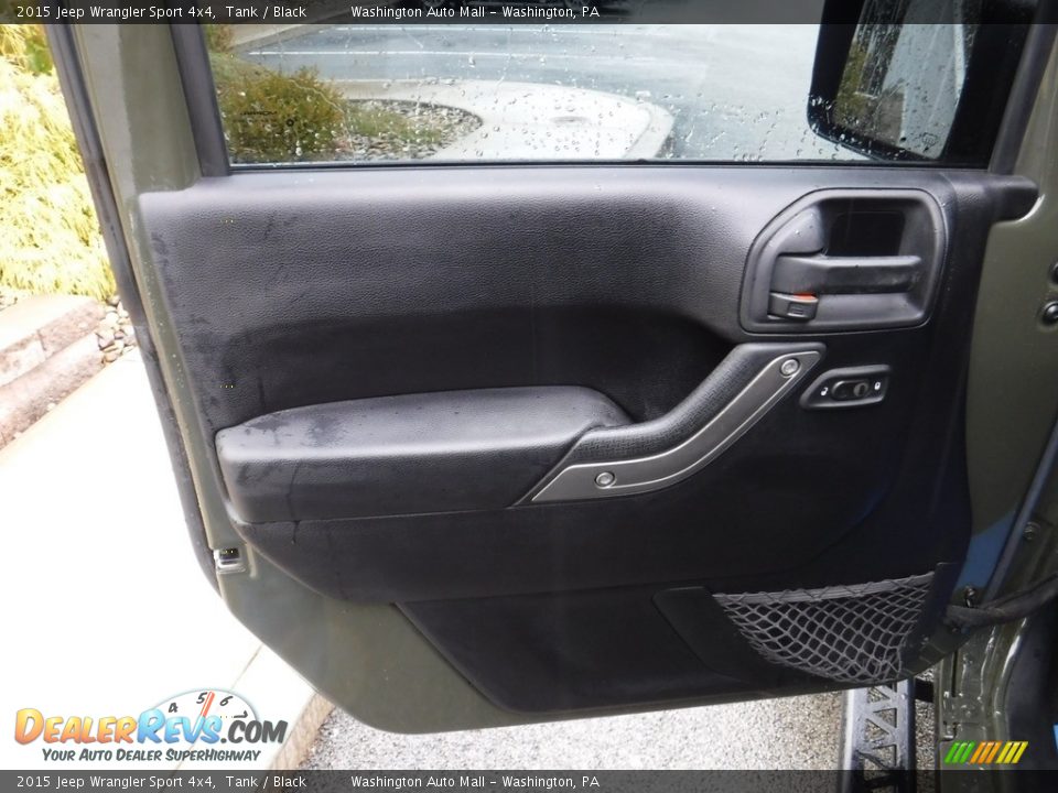 2015 Jeep Wrangler Sport 4x4 Tank / Black Photo #14