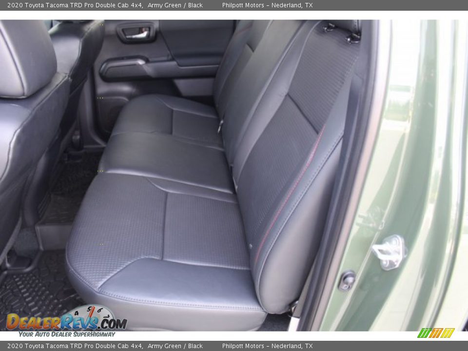 Rear Seat of 2020 Toyota Tacoma TRD Pro Double Cab 4x4 Photo #21