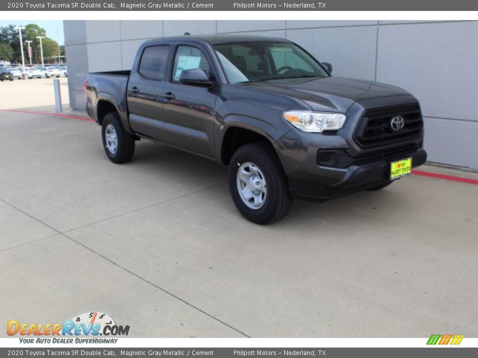 2020 Toyota Tacoma SR Double Cab Magnetic Gray Metallic / Cement Photo #2