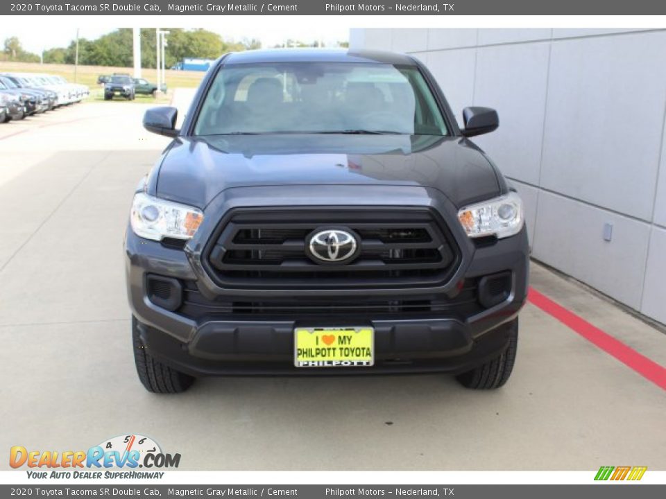 2020 Toyota Tacoma SR Double Cab Magnetic Gray Metallic / Cement Photo #3