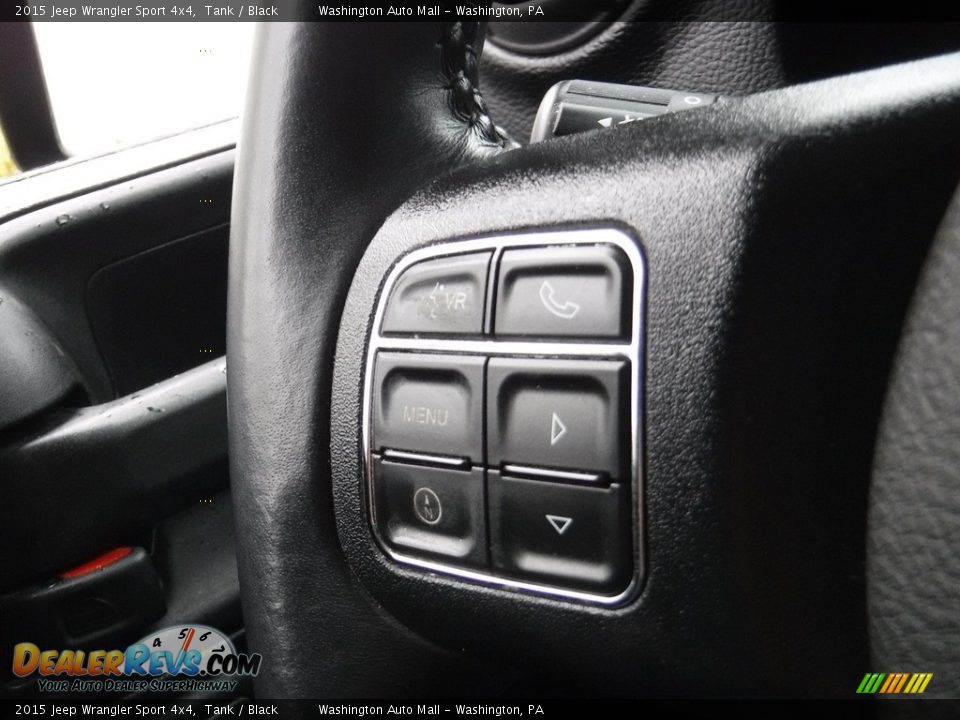 2015 Jeep Wrangler Sport 4x4 Tank / Black Photo #22