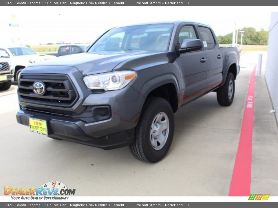 2020 Toyota Tacoma SR Double Cab Magnetic Gray Metallic / Cement Photo #4