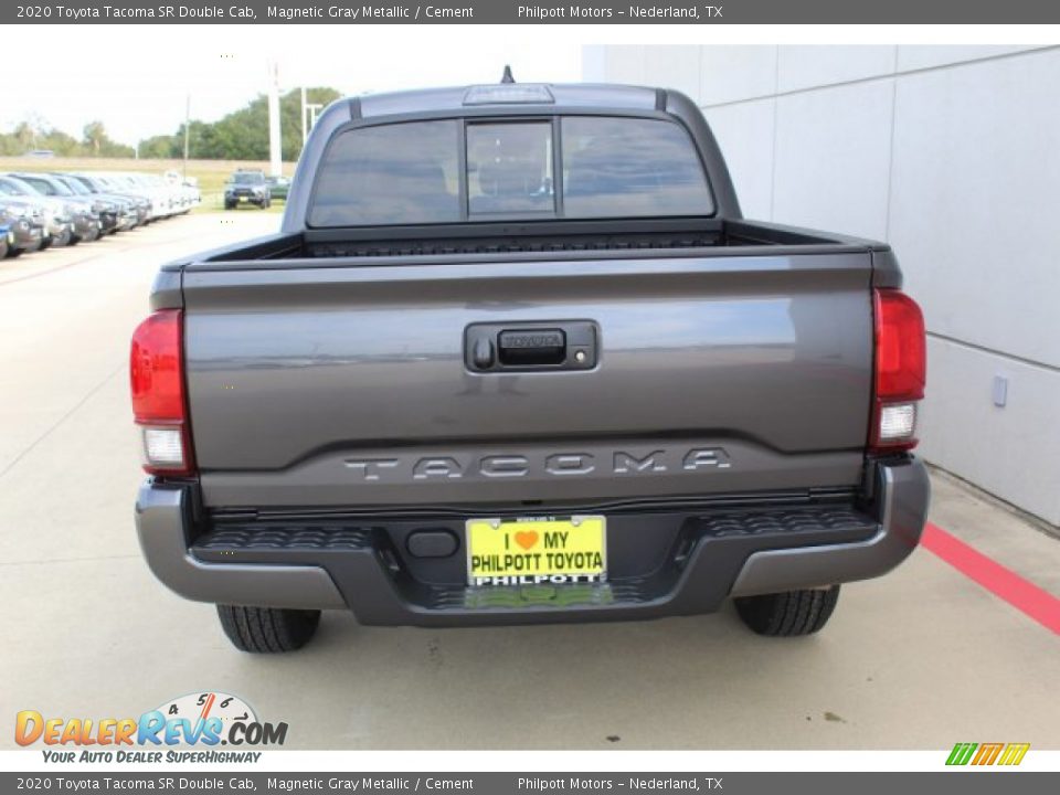 2020 Toyota Tacoma SR Double Cab Magnetic Gray Metallic / Cement Photo #7