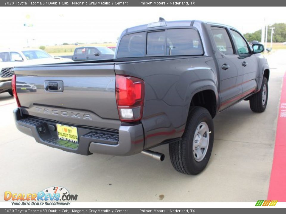 2020 Toyota Tacoma SR Double Cab Magnetic Gray Metallic / Cement Photo #8