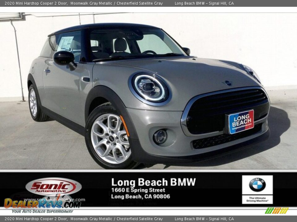 2020 Mini Hardtop Cooper 2 Door Moonwalk Gray Metallic / Chesterfield Satellite Gray Photo #1