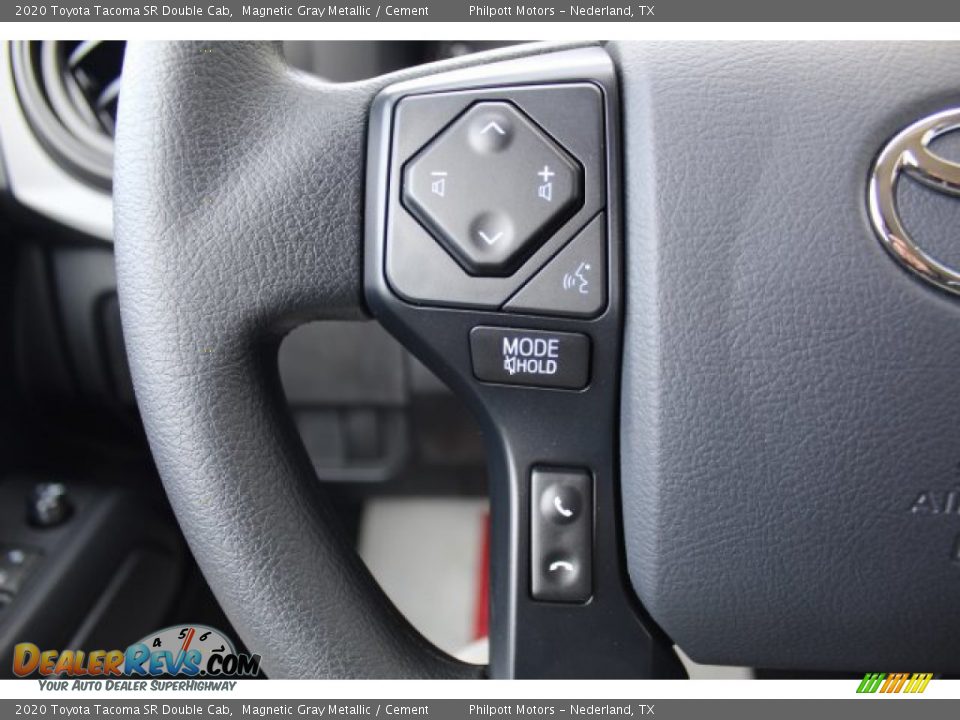 2020 Toyota Tacoma SR Double Cab Magnetic Gray Metallic / Cement Photo #11