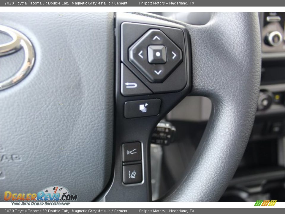 2020 Toyota Tacoma SR Double Cab Magnetic Gray Metallic / Cement Photo #12