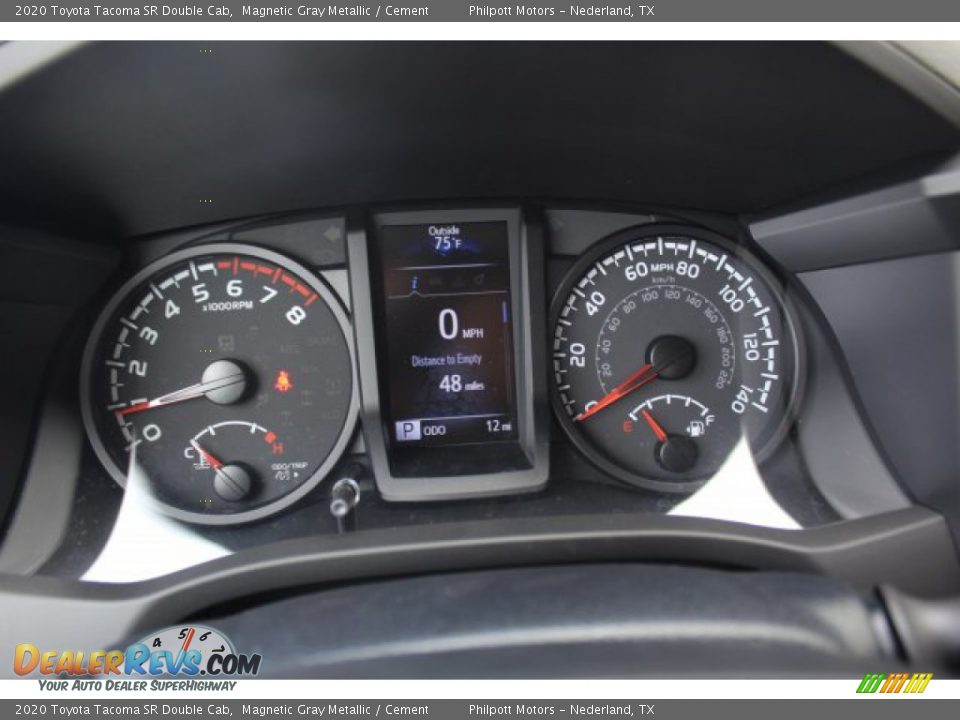 2020 Toyota Tacoma SR Double Cab Magnetic Gray Metallic / Cement Photo #13