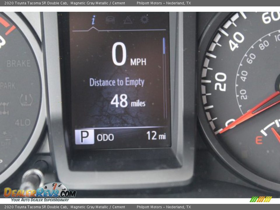 2020 Toyota Tacoma SR Double Cab Magnetic Gray Metallic / Cement Photo #14