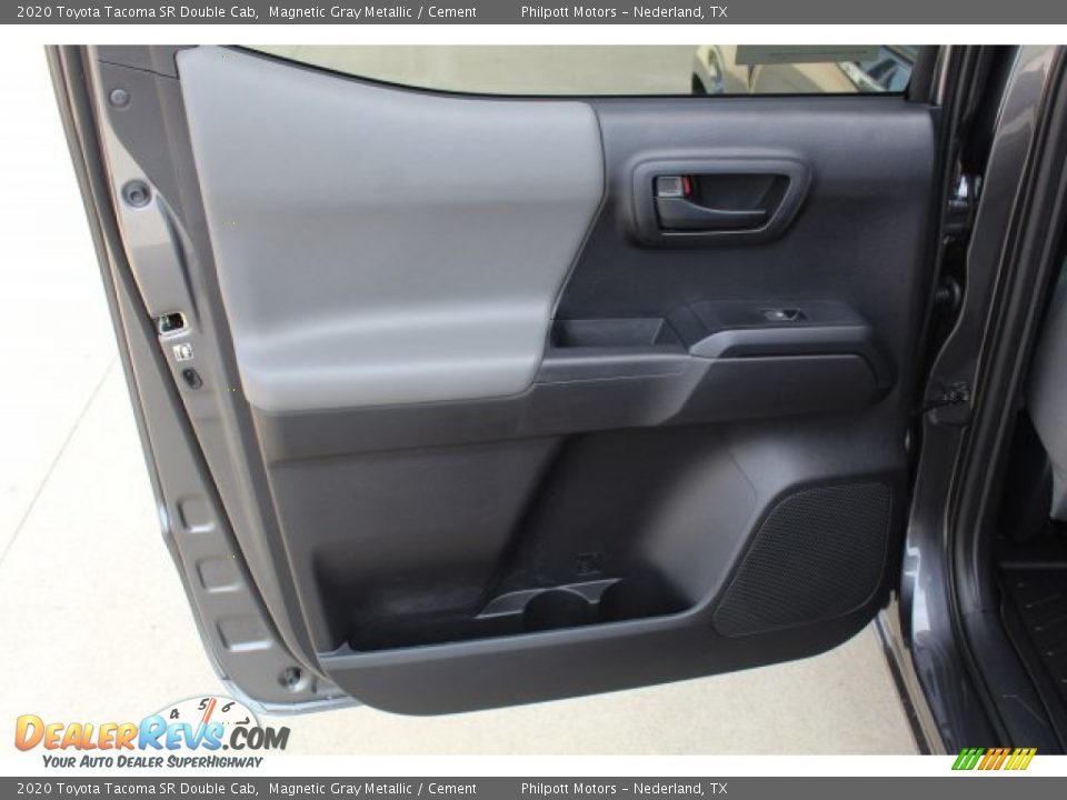 2020 Toyota Tacoma SR Double Cab Magnetic Gray Metallic / Cement Photo #18