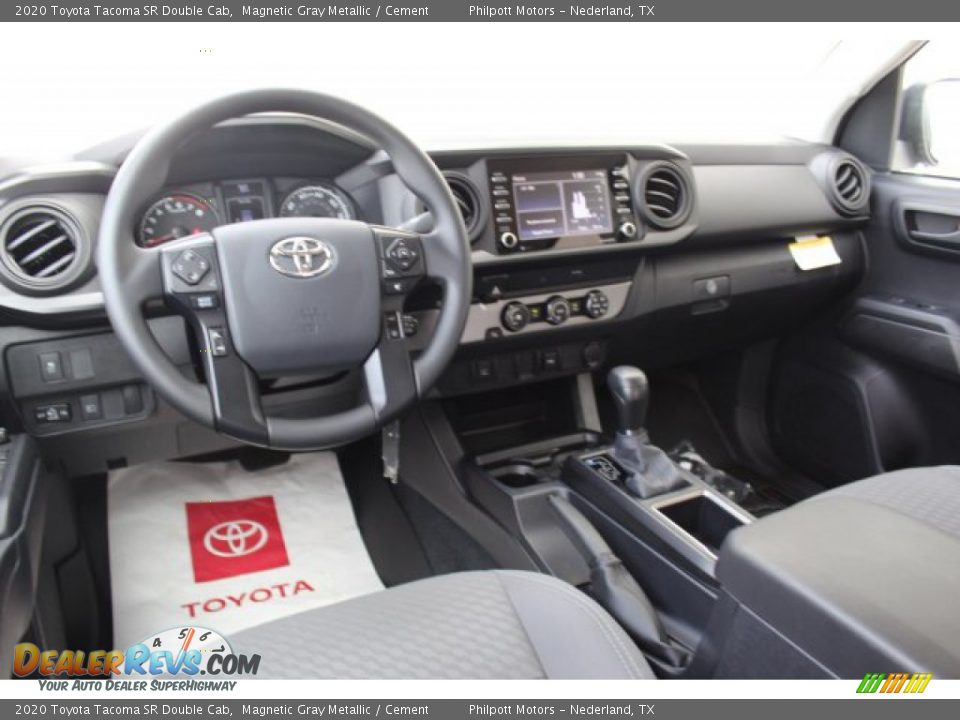 2020 Toyota Tacoma SR Double Cab Magnetic Gray Metallic / Cement Photo #20