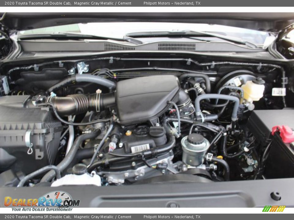 2020 Toyota Tacoma SR Double Cab Magnetic Gray Metallic / Cement Photo #23