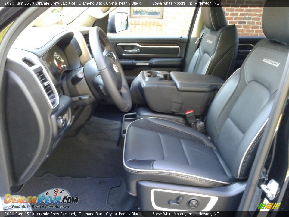 2020 Ram 1500 Laramie Crew Cab 4x4 Diamond Black Crystal Pearl / Black Photo #10
