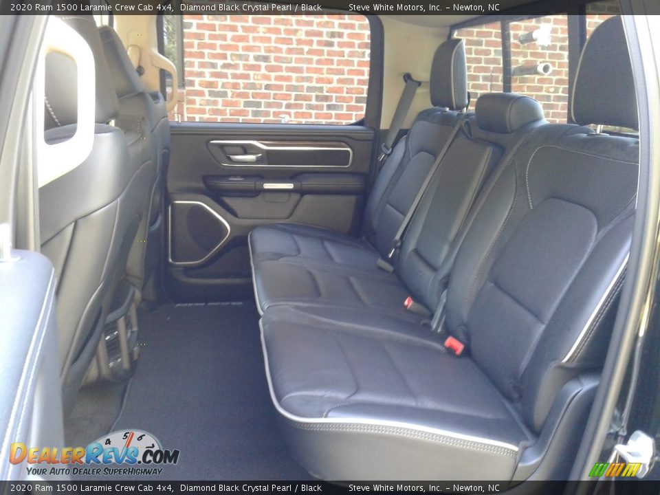 2020 Ram 1500 Laramie Crew Cab 4x4 Diamond Black Crystal Pearl / Black Photo #11