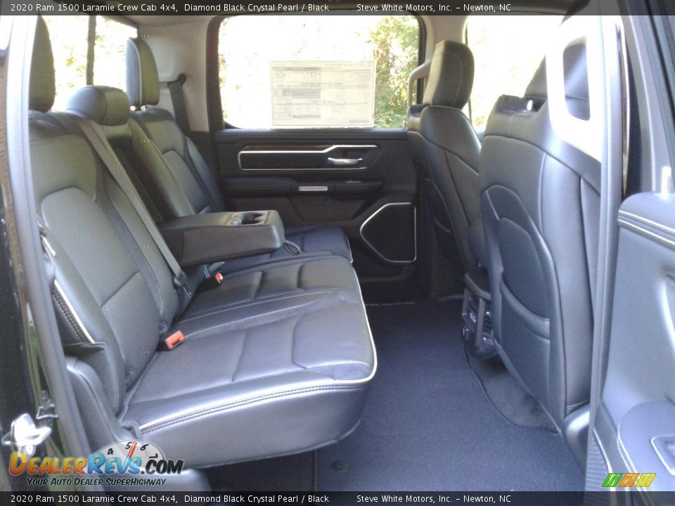 2020 Ram 1500 Laramie Crew Cab 4x4 Diamond Black Crystal Pearl / Black Photo #13