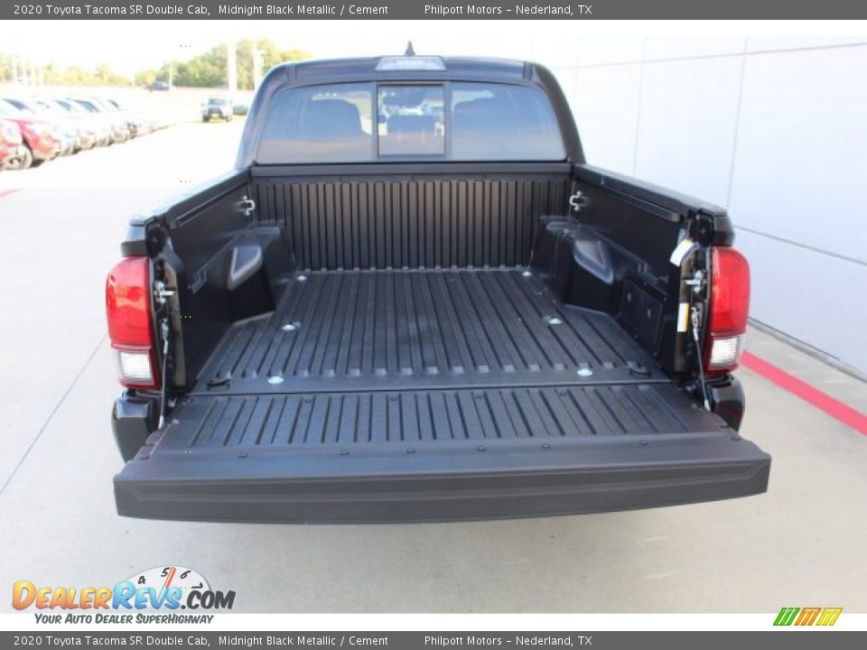 2020 Toyota Tacoma SR Double Cab Midnight Black Metallic / Cement Photo #22