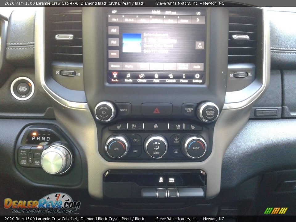 2020 Ram 1500 Laramie Crew Cab 4x4 Diamond Black Crystal Pearl / Black Photo #21