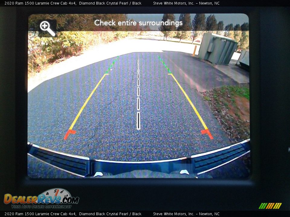 2020 Ram 1500 Laramie Crew Cab 4x4 Diamond Black Crystal Pearl / Black Photo #23