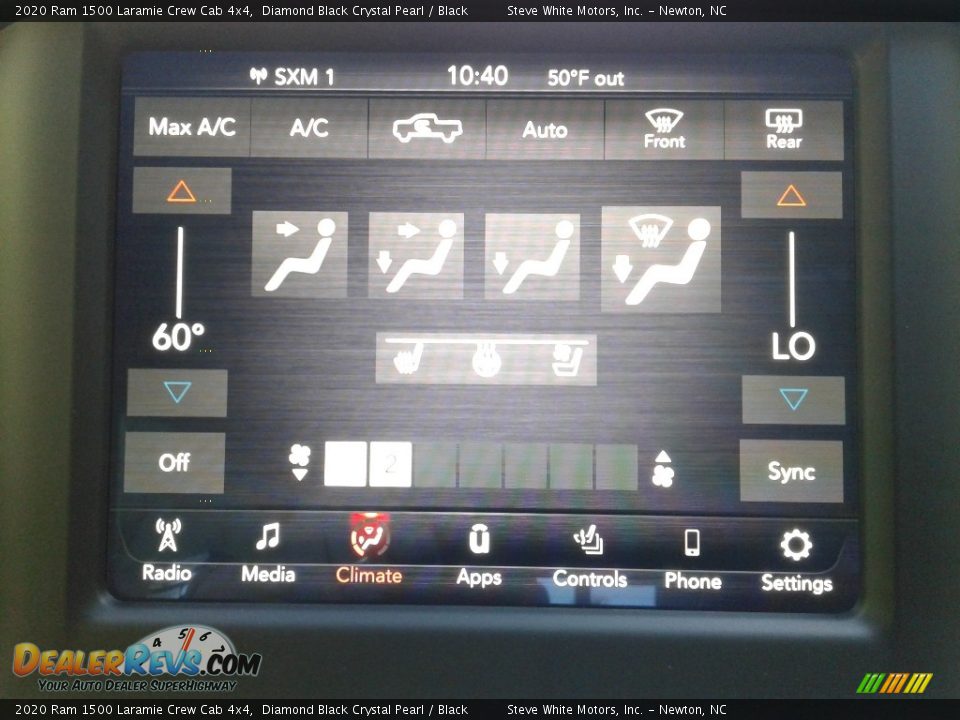 2020 Ram 1500 Laramie Crew Cab 4x4 Diamond Black Crystal Pearl / Black Photo #24