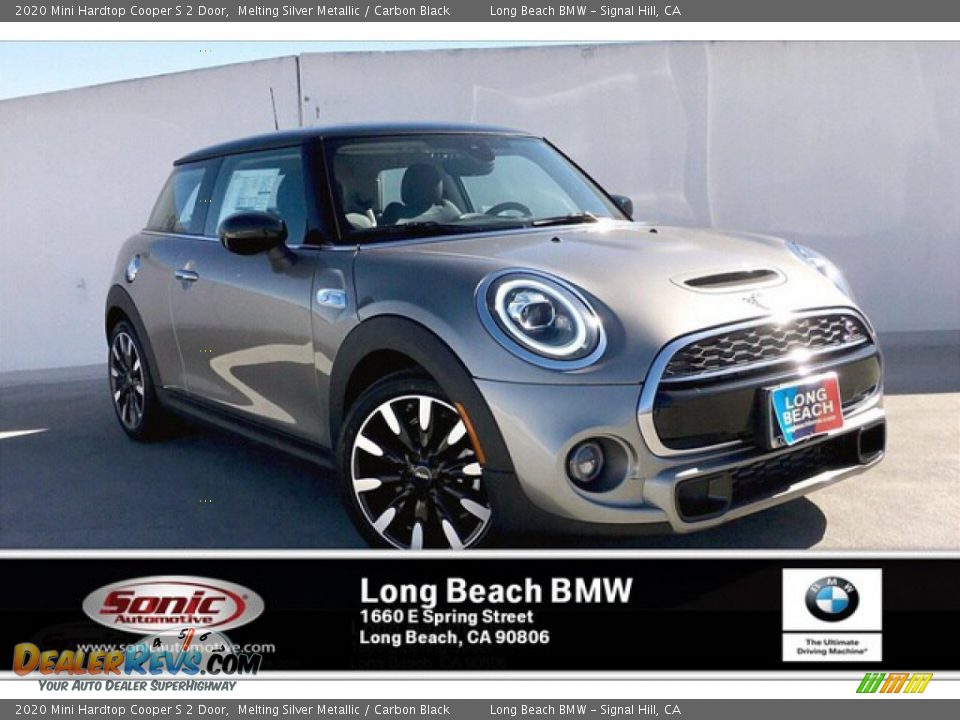 2020 Mini Hardtop Cooper S 2 Door Melting Silver Metallic / Carbon Black Photo #1