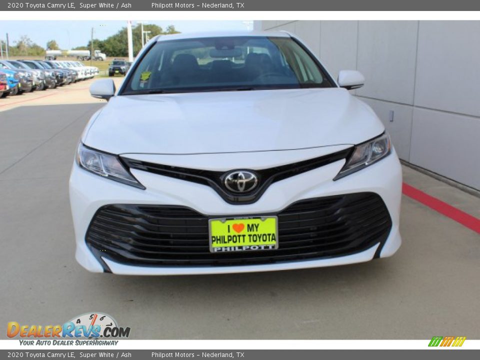 2020 Toyota Camry LE Super White / Ash Photo #3