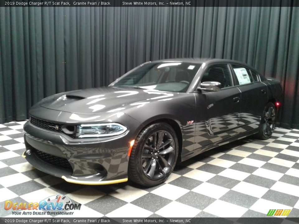2019 Dodge Charger R/T Scat Pack Granite Pearl / Black Photo #2