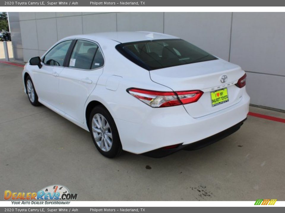 2020 Toyota Camry LE Super White / Ash Photo #6