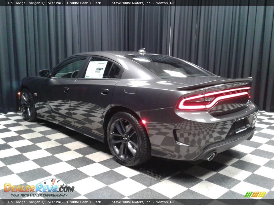 2019 Dodge Charger R/T Scat Pack Granite Pearl / Black Photo #8