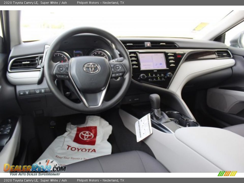 2020 Toyota Camry LE Super White / Ash Photo #22