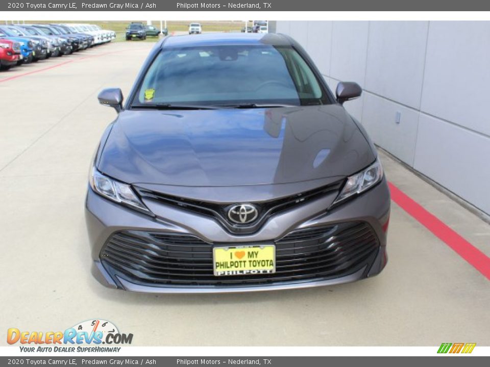 2020 Toyota Camry LE Predawn Gray Mica / Ash Photo #3