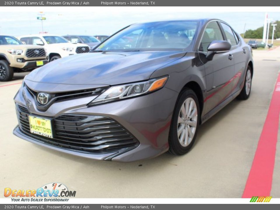 2020 Toyota Camry LE Predawn Gray Mica / Ash Photo #4