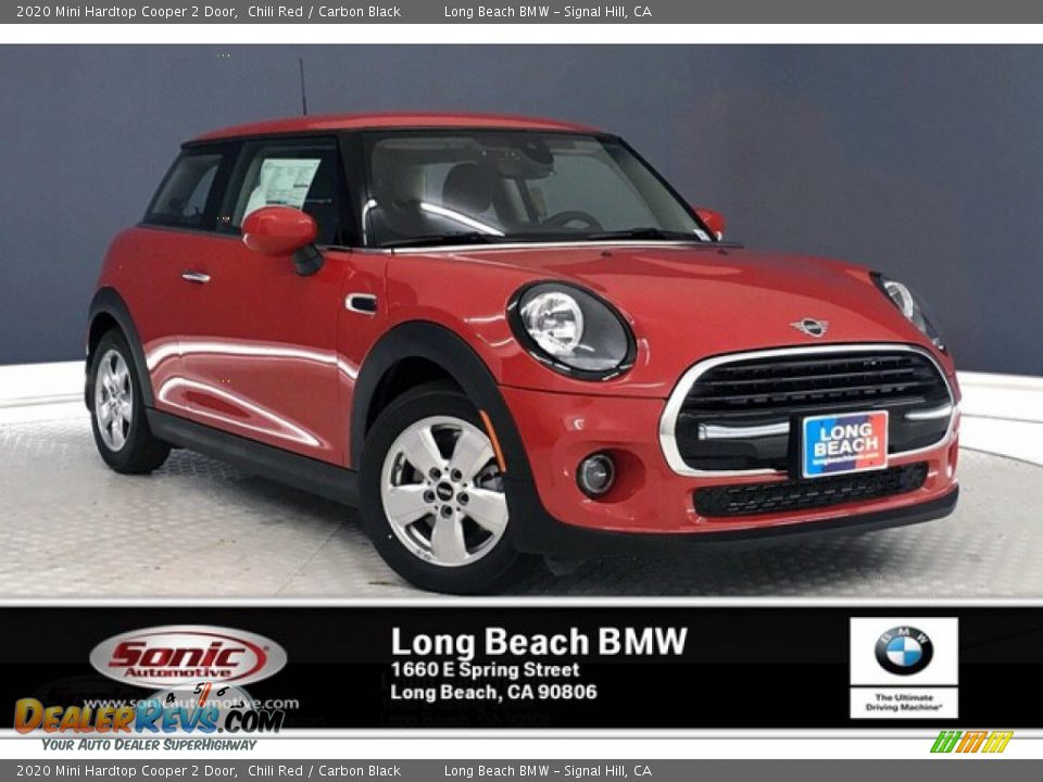 2020 Mini Hardtop Cooper 2 Door Chili Red / Carbon Black Photo #1