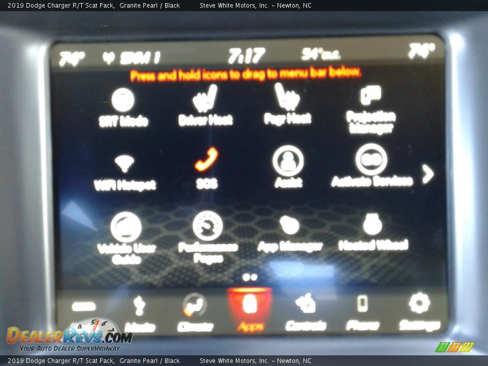 2019 Dodge Charger R/T Scat Pack Granite Pearl / Black Photo #24