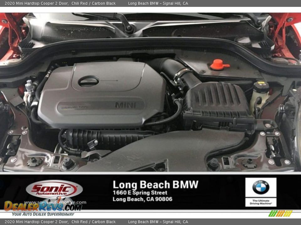 2020 Mini Hardtop Cooper 2 Door Chili Red / Carbon Black Photo #8