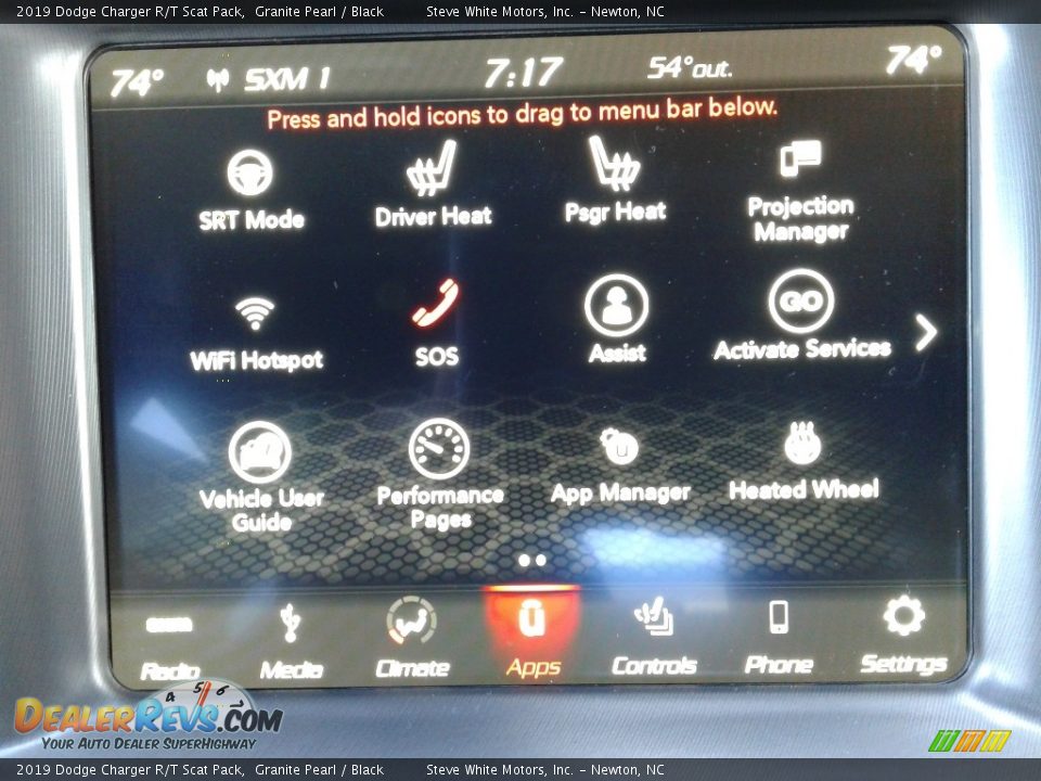 2019 Dodge Charger R/T Scat Pack Granite Pearl / Black Photo #25