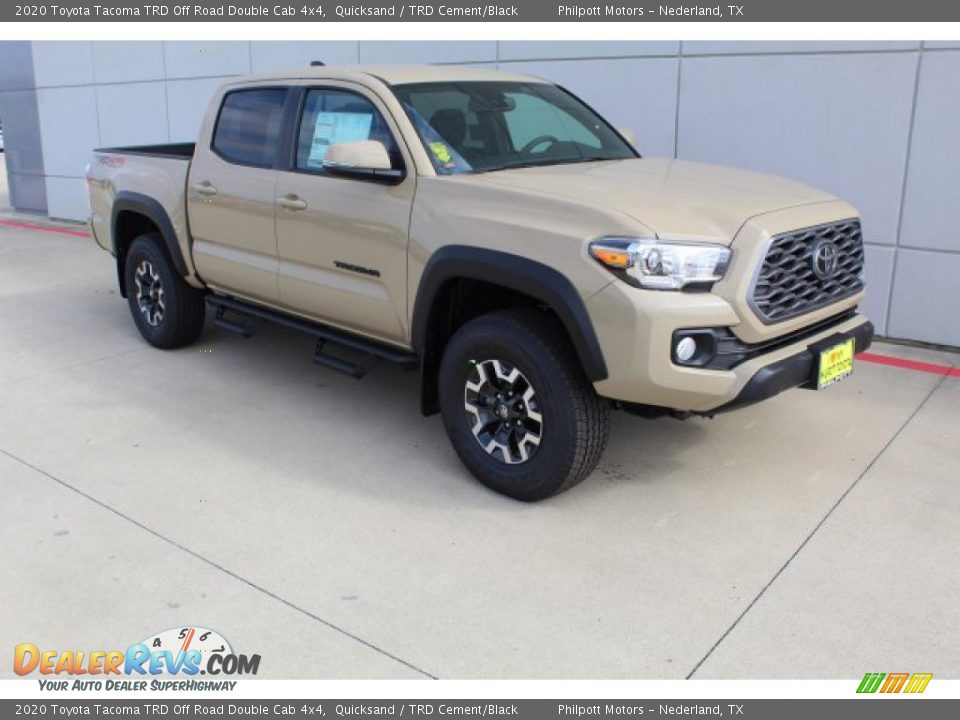Front 3/4 View of 2020 Toyota Tacoma TRD Off Road Double Cab 4x4 Photo #2