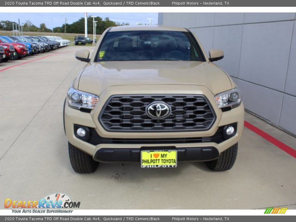 2020 Toyota Tacoma TRD Off Road Double Cab 4x4 Quicksand / TRD Cement/Black Photo #3
