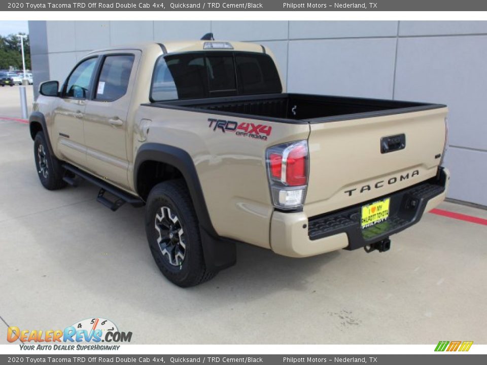 2020 Toyota Tacoma TRD Off Road Double Cab 4x4 Quicksand / TRD Cement/Black Photo #6