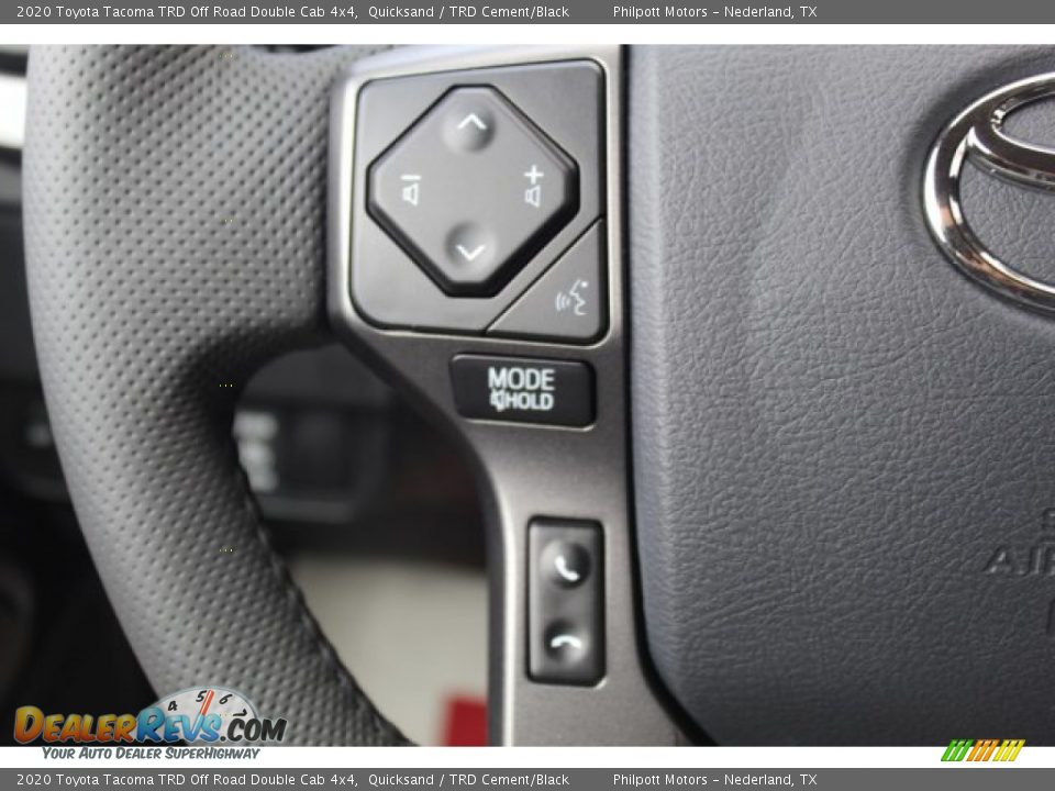 2020 Toyota Tacoma TRD Off Road Double Cab 4x4 Steering Wheel Photo #12