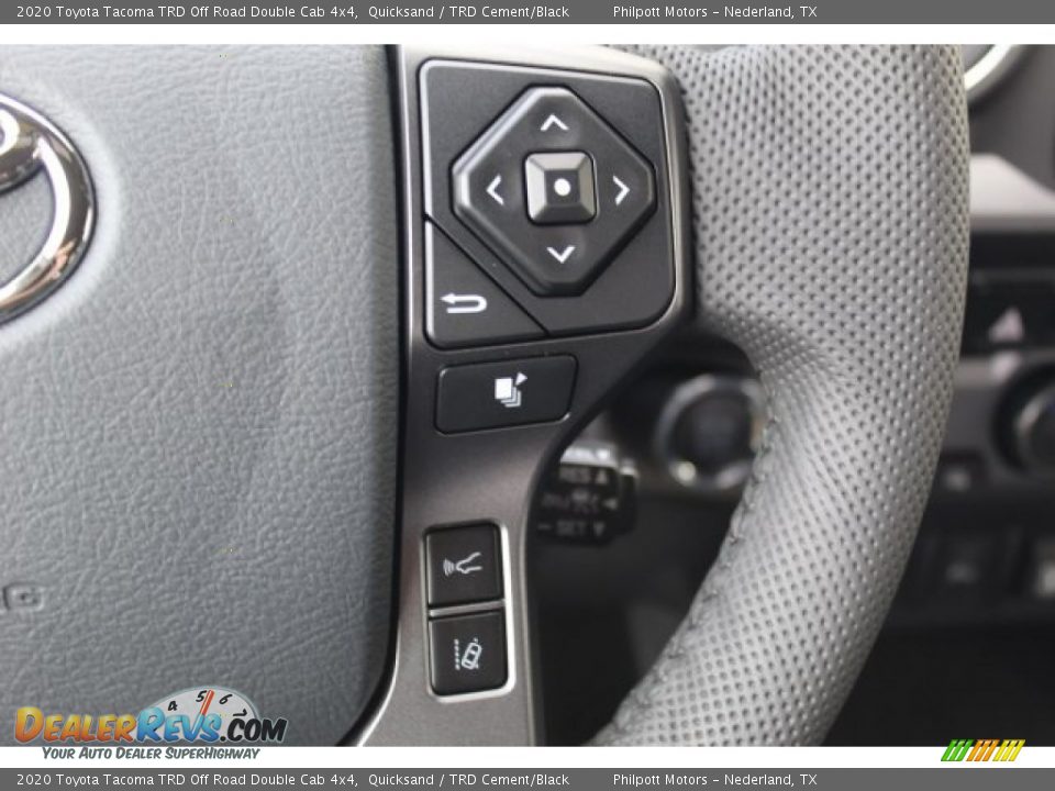 2020 Toyota Tacoma TRD Off Road Double Cab 4x4 Steering Wheel Photo #13