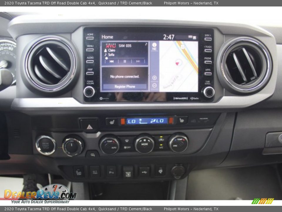 Controls of 2020 Toyota Tacoma TRD Off Road Double Cab 4x4 Photo #17